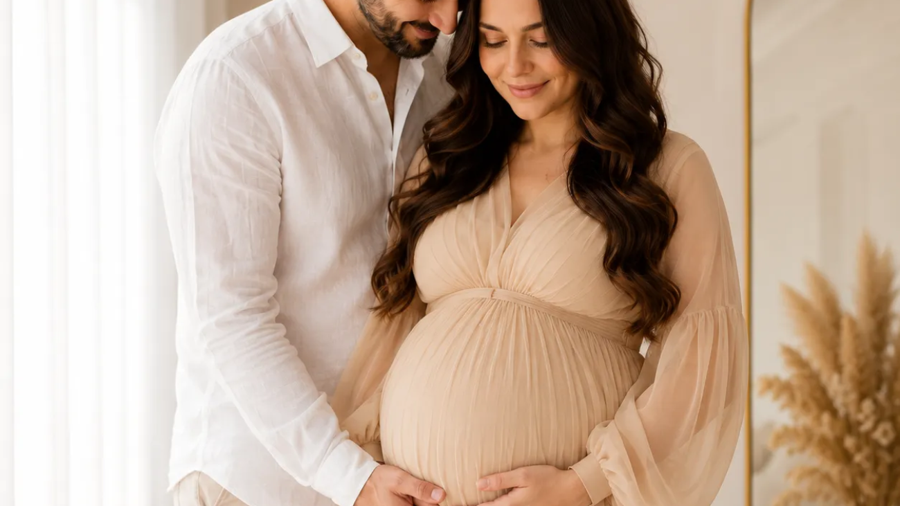 Couple maternity photography in Markham Ontario