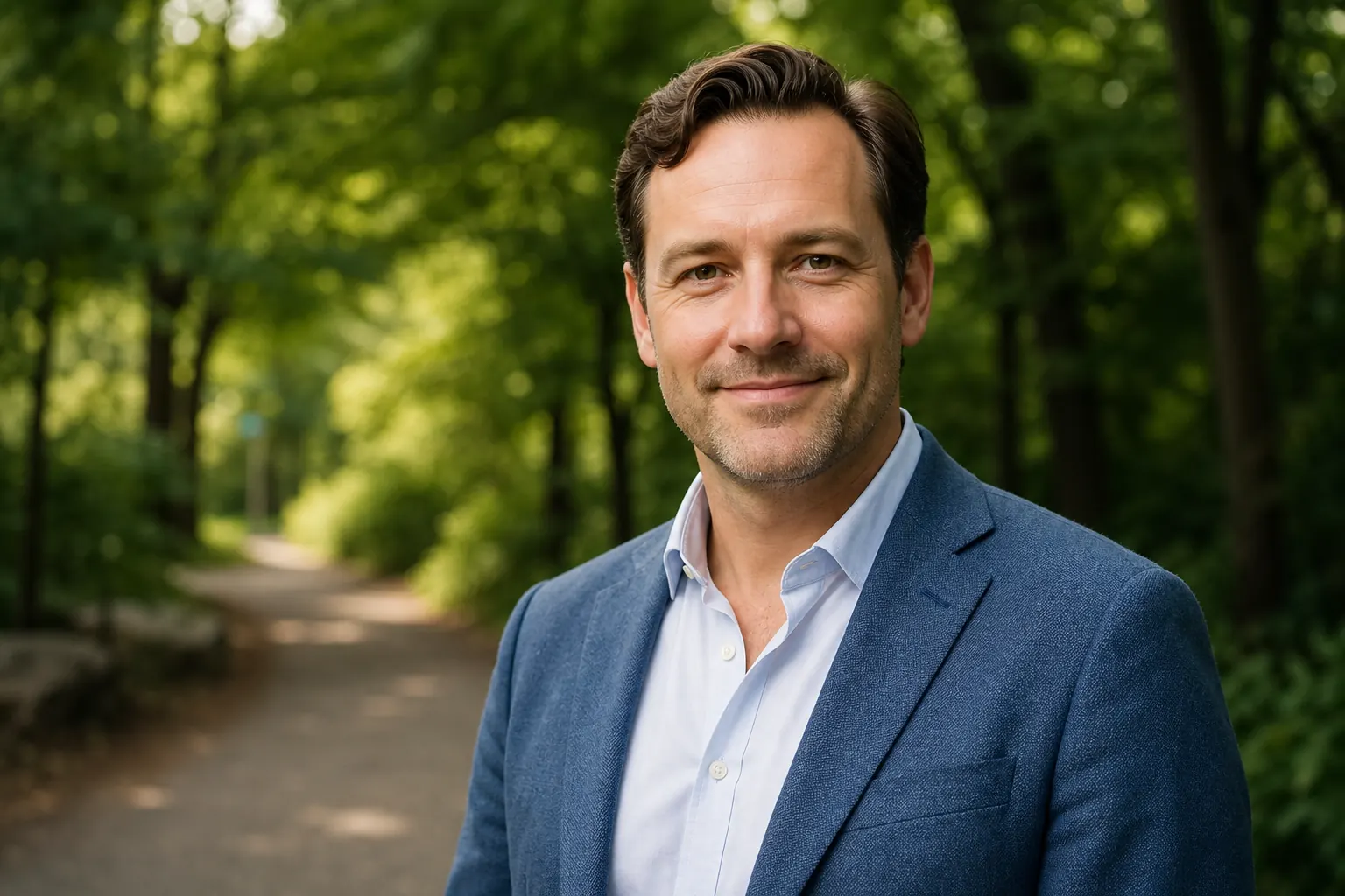 Personal-branding headshot in High Park Toronto