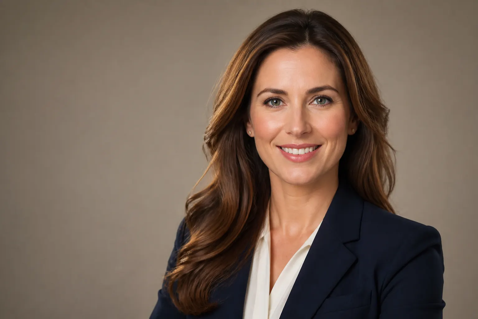 Corporate headshot created with a mobile studio setup in Toronto