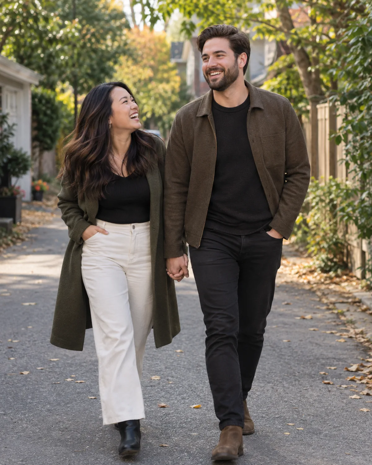 Candid lifestyle couple portrait photographed in Toronto