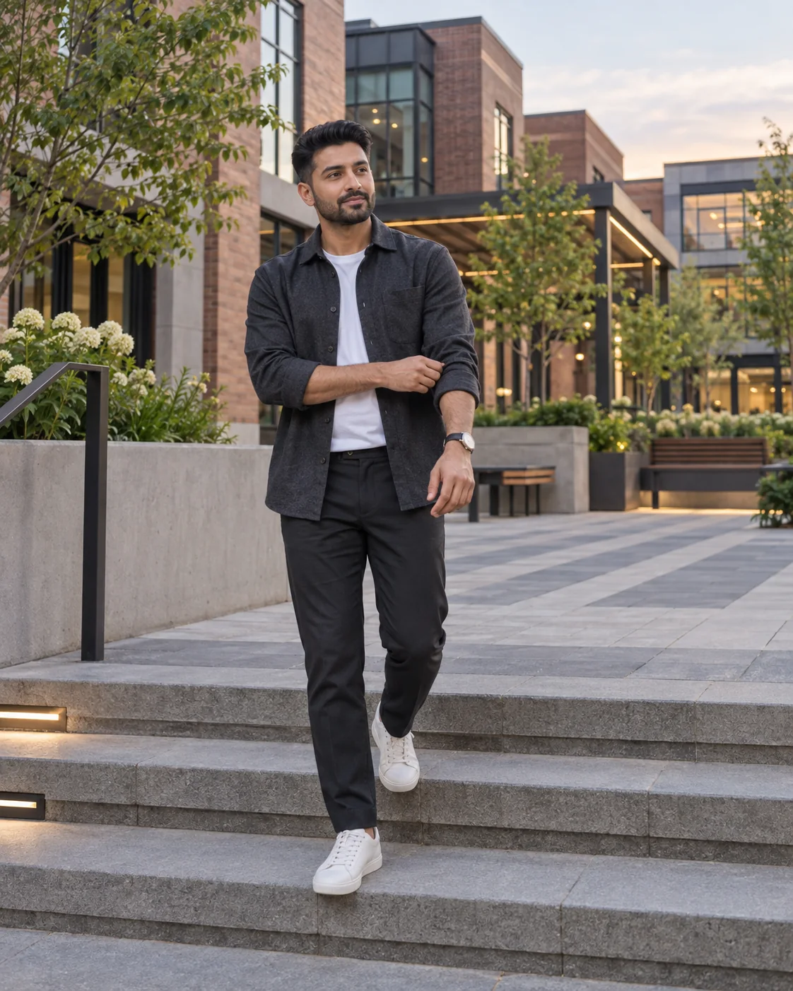 Personal branding portrait at Mount Pleasant Village Square Brampton