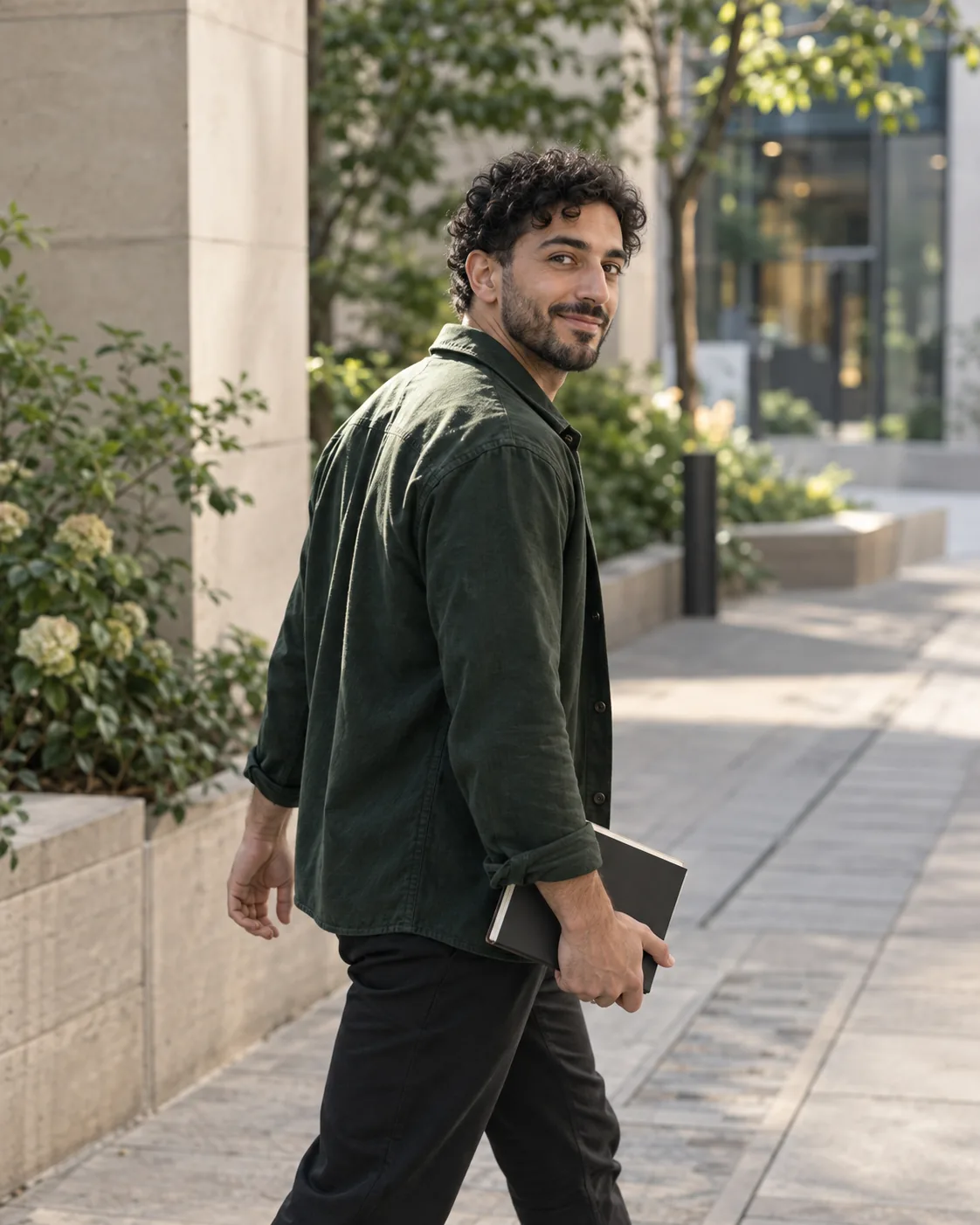 Outdoor business branding portrait photographed in Toronto